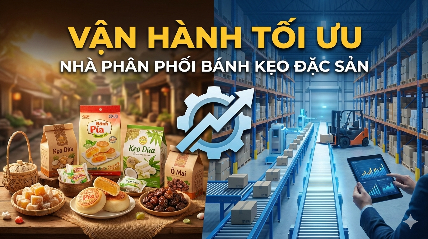 Làm Sao Để Vận Hành Nhà Phân Phối Bánh Kẹo Đặc Sản Tối Ưu Nhất