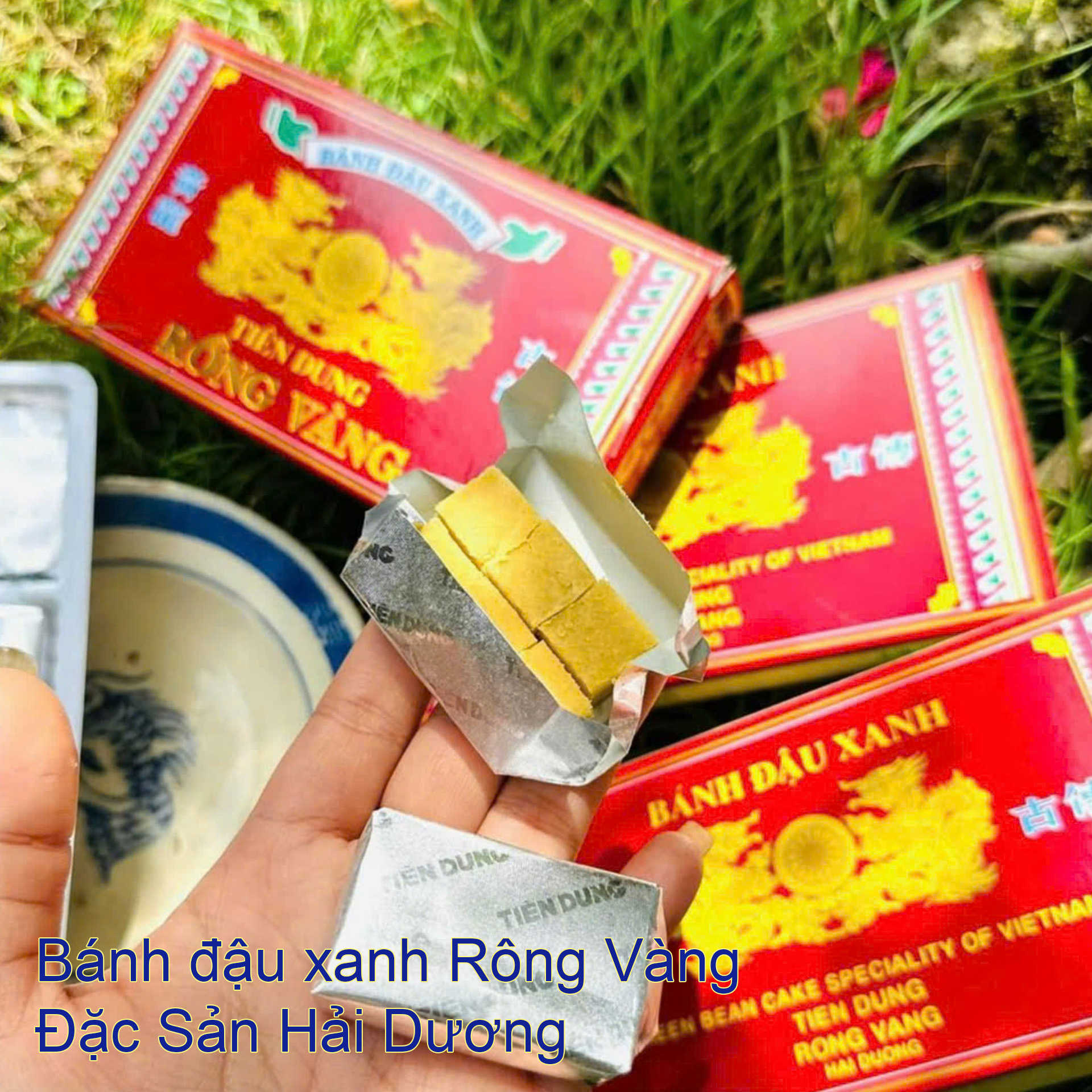 Bánh đậu xanh Rông Vàng - Đặc Sản Hải Dương