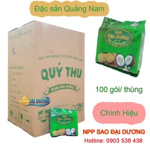 Bánh dừa nướng nguyên vị Quý Thu